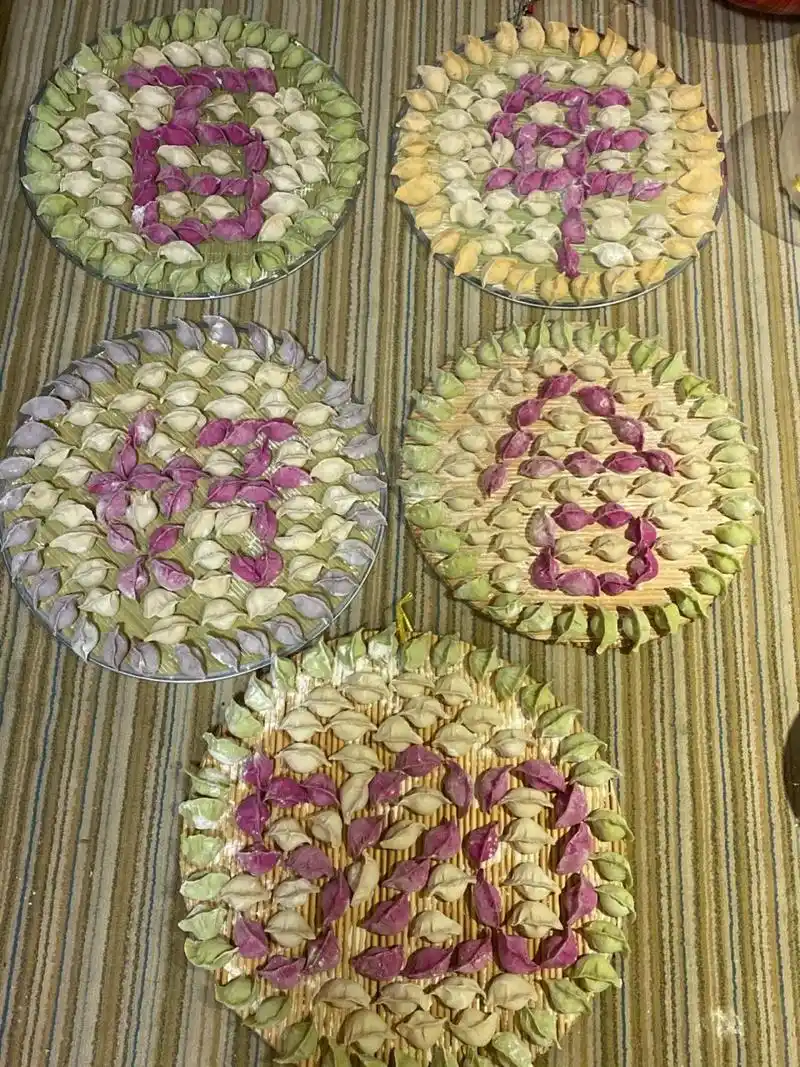 婚礼用五彩水饺 婚礼有它提升好几个level 新婚少不了饺子09?