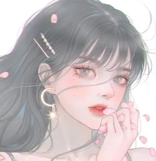 有气质女生图片卡通,卡通女头像唯美有气质-图片大观-奇异网