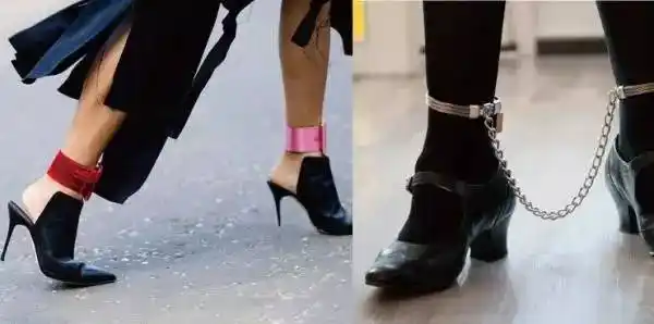 配合今季大热的露脚踝烟管裤,为你空空的脚踝扣上一个脚箍.