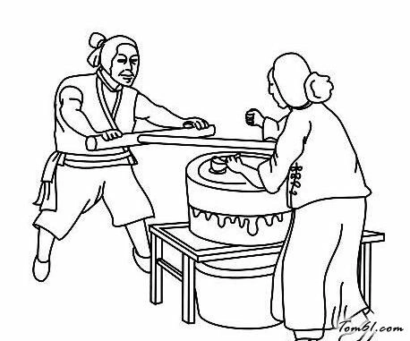 儿时的年味|一年一次磨豆腐 - 简书