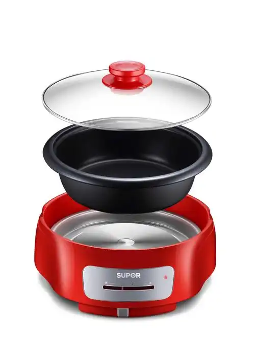 多功能电热锅韩式电火锅家用电炒锅不粘电煮锅电煎锅电烤锅优惠券