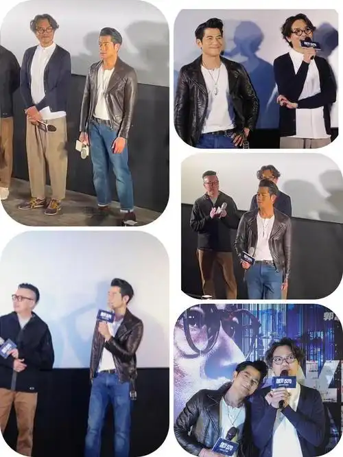 四大天王同台玩抢麦游戏,郭富城为了缓解身高尴尬而耍帅般地摇摇头来