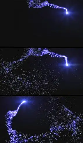 唯美粒子光线拖尾特效背景图片_动态背景_编号11462205_红动中国