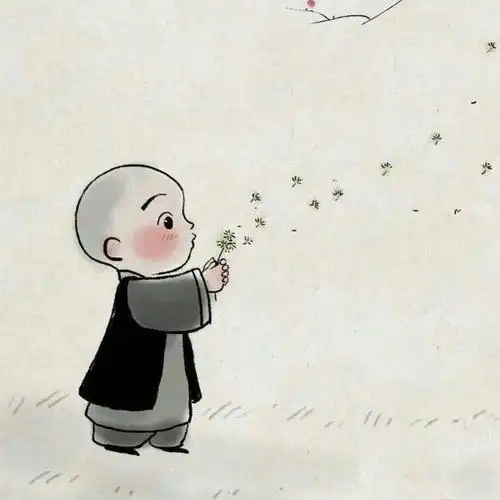 小和尚真人头像图片 小和尚图片头像可爱_布阁拉