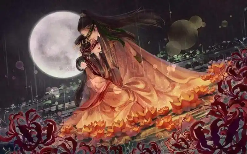 彼岸花古风凄美图片图片为转载