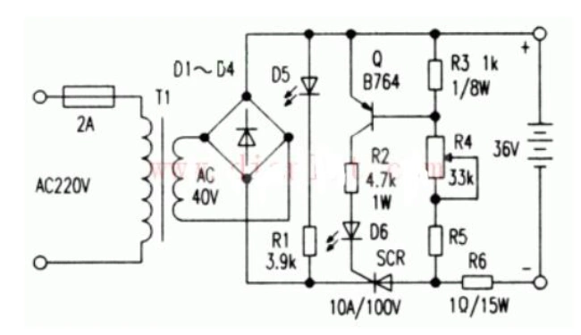 电动车充电器电路图