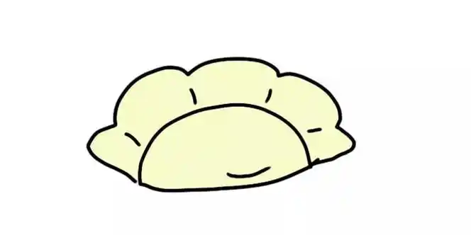 饺子简笔画