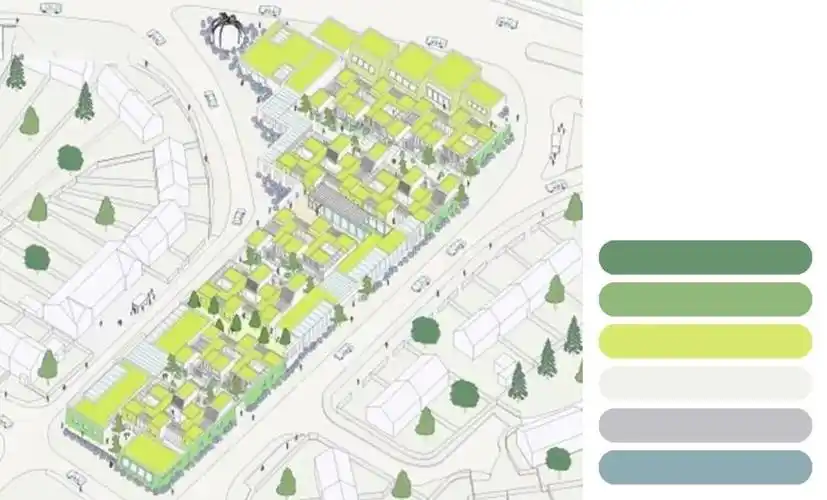 景观建筑效果图必备配色色卡快收藏备用
