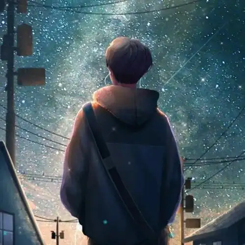 孤独的夜,思念蔓延整个星空