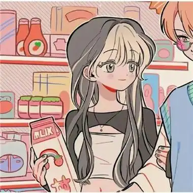 超可爱二次元的卡通cp情头大全 很有爱萌系情侣头像合集_情侣头像_美