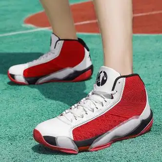韦德之道官网韦德之道808男子低帮实战篮球鞋白红43