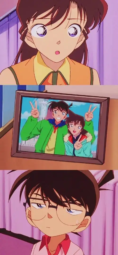 名侦探柯南三格拼接手机壁纸_动漫_手机壁纸下载_美桌网