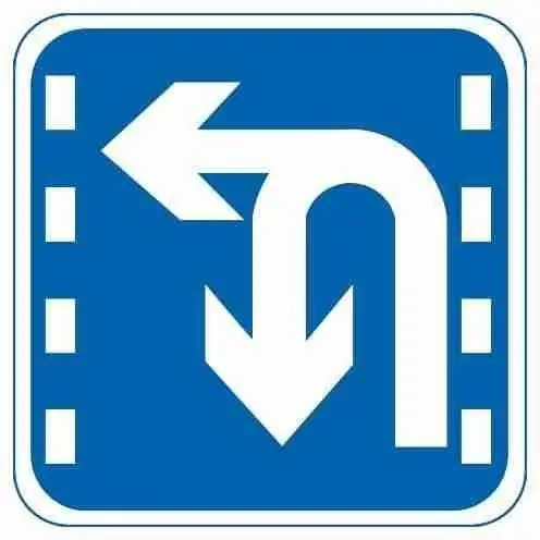 我开车在左转弯和向左掉头车道向左掉头,已驶过斑马线,后方电动车撞我