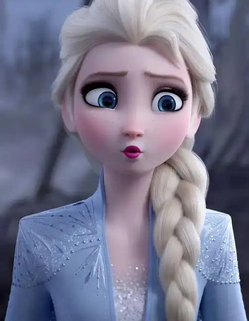 艾莎女王(嘟嘟嘴) - 堆糖,美图壁纸兴趣社区