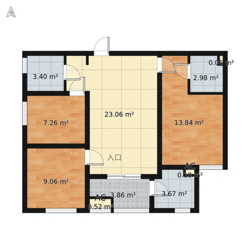 盛龙广场户型图