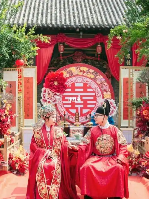 四合院的明制婚礼场地户外中式也很不错