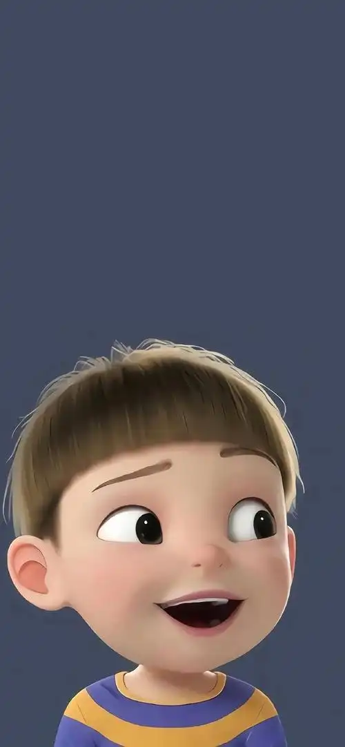 可爱又好看的卡通人物头像(壁纸头像可爱的3d卡通男孩女孩人物形象)(3