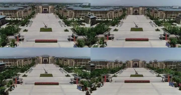 陕西富平县富平中学航拍4k富平宣传片