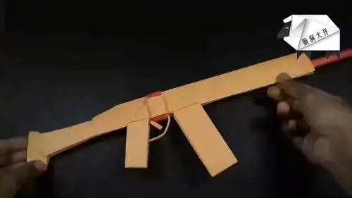 004期手工折纸和平精英scar步枪这枪绝对比m416好配件少啊