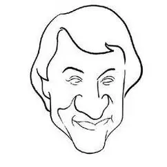 奥巴马头像简笔画