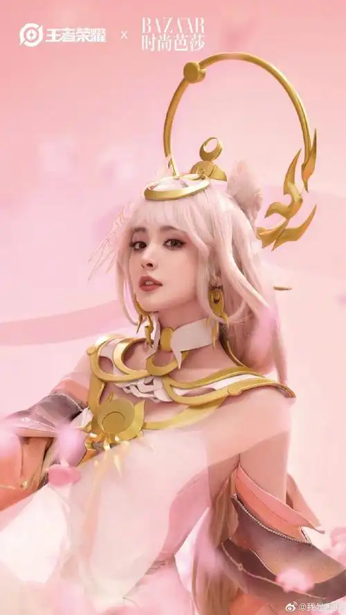 古力娜扎cos粉衣貂蝉惊艳亮相粉丝惊叹美得如仙