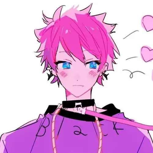 二次元 情头 男头 粉发