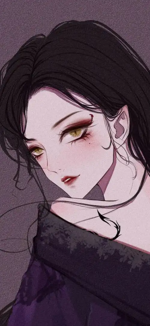 手绘女生壁纸超飒(cr.一捆蒜)