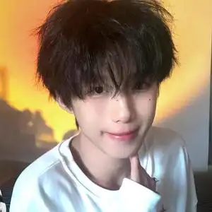 假发男短发夏季时尚帅气碎盖头自然透气短直发齐刘海蓬松全头套式