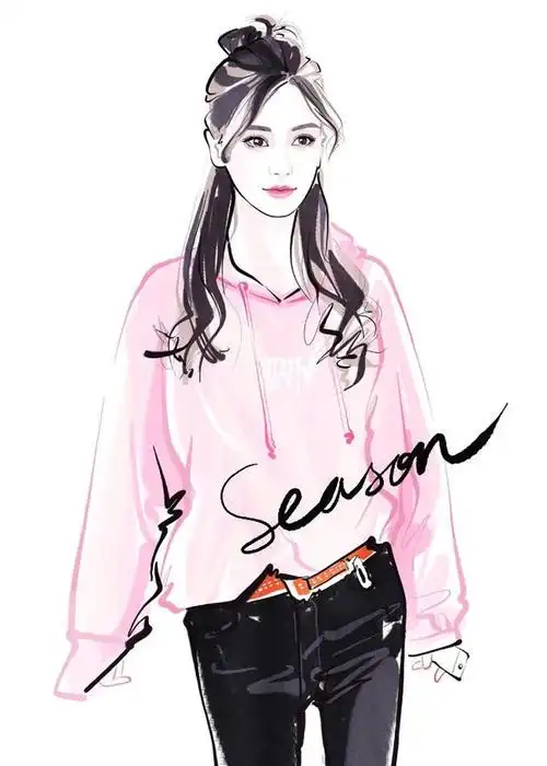 杨颖罕有漫画照流出,风格迥异却彰显女神范!