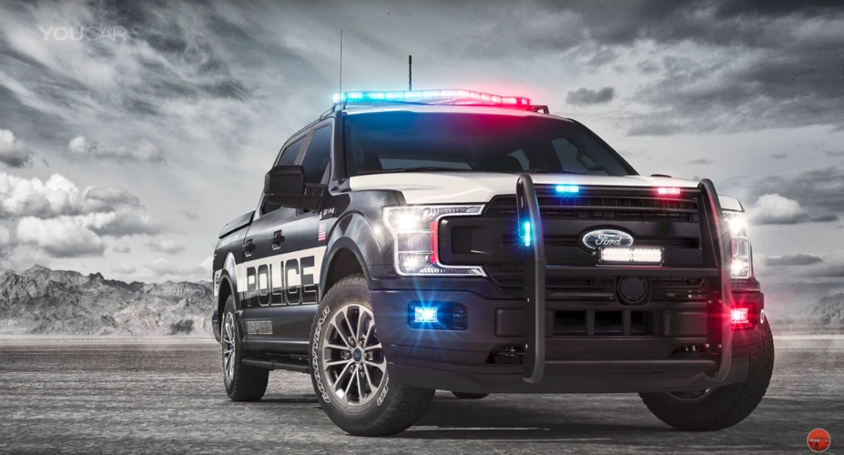 福特f150警车的霸气罪犯都给吓到颤抖