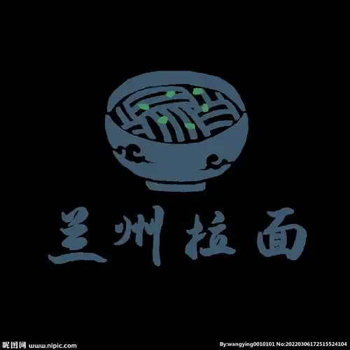 兰州拉面馆标志设计图__公共标识标志_标志图标_设计图库_昵图网nipic