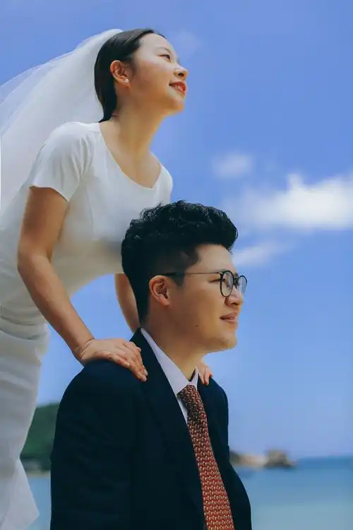 身高差30cm77的情侣怎么拍婚纱照