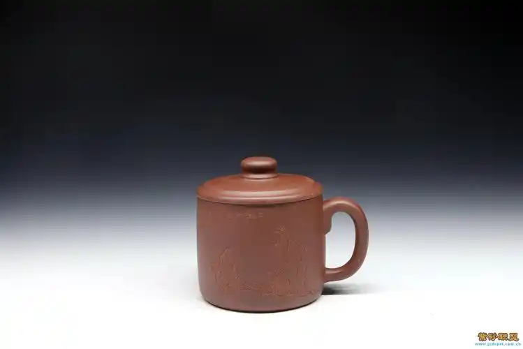 【紫砂杂项】钱明——盖杯【刻绘版】 - 【v23紫砂珍赏】(v23) - 宜兴