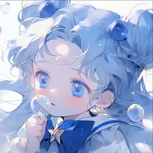 在美少女战士系列头像中,每个角色都有着独特的形象和特点.