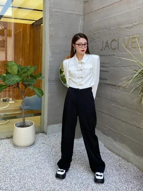 高个子穿搭  #黑白穿搭  #ootd