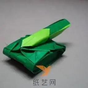 坦克模型折纸制作方法