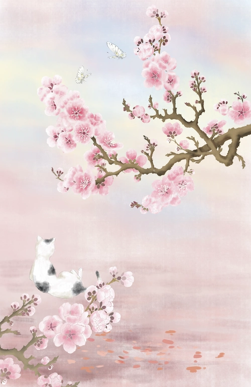 雨水节气,杏花4种用法,越用越美