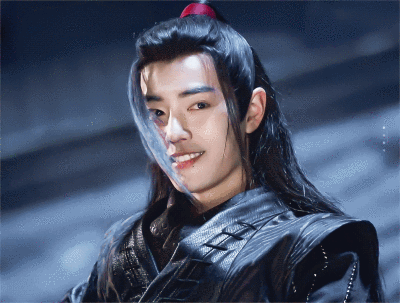 收集   点赞  评论  陈情令动图–肖战.