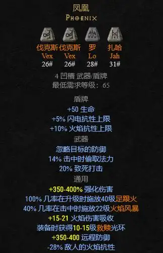 《暗黑破坏神2重制版》常用符文之语p2