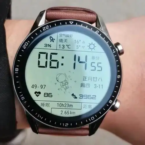vivo华为苹果小米手机通用智能手表筱岙watch gt2抖音同款太空人表盘