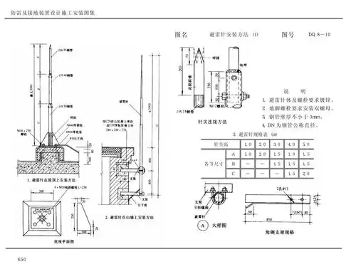 防雷及接地装置施工图集