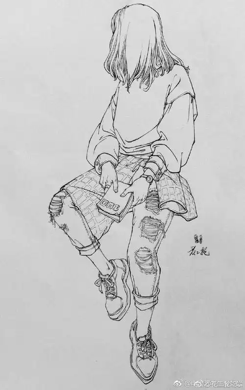 北服设计感速写 表情包与人社素材 大全