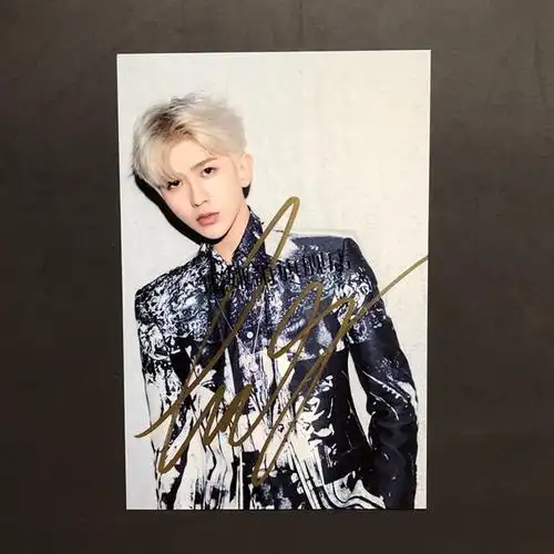 小米mi生态蔡徐坤2022官方应援迷盒蔡徐坤签名照亲笔保真2022巡回演唱