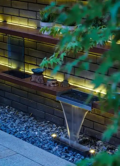 18种创意庭院"水景墙"设计,想让庭院别出心裁,就建个水景墙吧