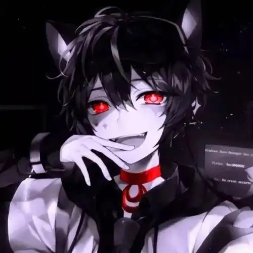 动漫头像:暗黑系男生动漫头像,愿你坚定而温柔