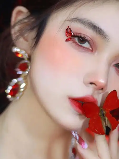 创意蝴蝶妆夜宴血漪蝶00附教程