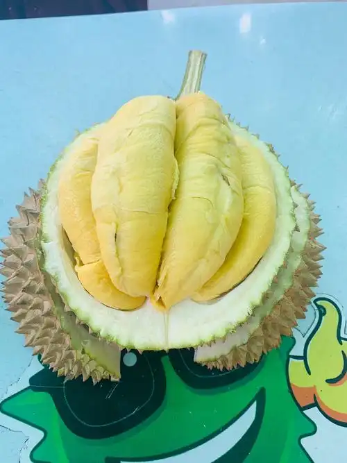 榴莲切的专业榴莲味道好极了