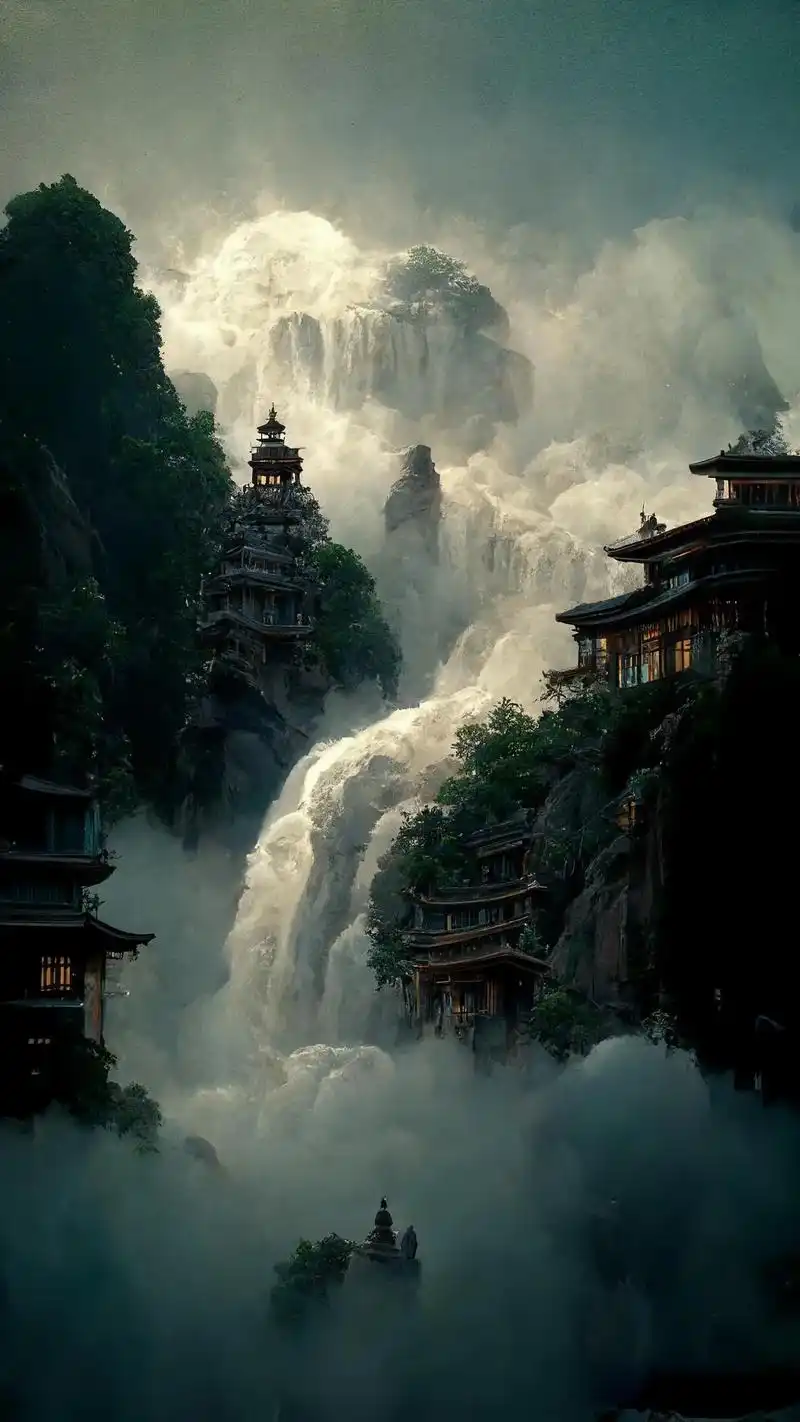 建高门之嵯峨兮,浮双阙乎太清.#壁纸 #仙侠 #国风 #古风 - 抖音