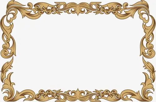 欧式复古华丽边框矢量图