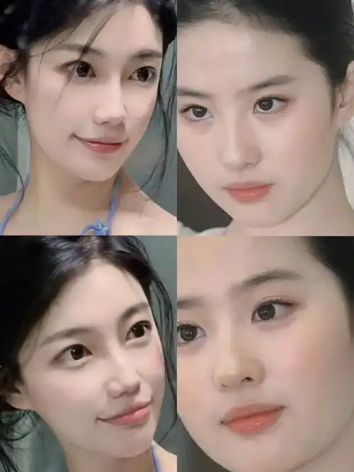 神仙姐姐刘亦菲白开水仿妆